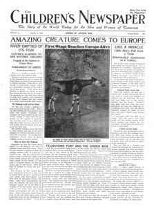 Amazing Creature Comes to Europe, förstasidan av 