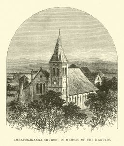 Ambatonakanga kyrka, till minne av martyrerna av English School