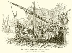 En forntida piraträd på Volga av English School