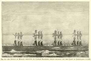 An Effect of Mirage observerad av kapten Scoresby när han kryssade utanför Grönlands kust 1822 av English School