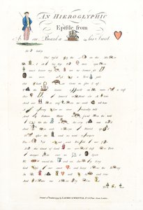 Ett hieroglyfiskt brev av English School