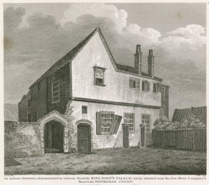 En gammal struktur benämnt i olika register King Johns Palace av English School