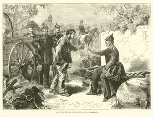 En incident vid slaget vid Gravelotte, augusti 1870 av English School