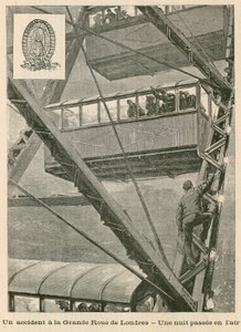 En incident på Great Wheel i London - en natt i luften av English School