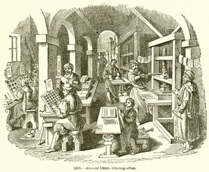 Forntida holländska tryckeri av English School
