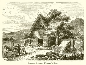 Forntida tyska bondehydda av English School