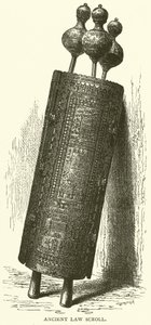 Ancient Law Scroll (gravyr) av English School