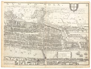 Forntida London. East Sheet av English School