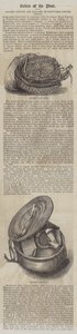 Ancient Skippet och Hanaper i Public Record Office (gravyr) av English School