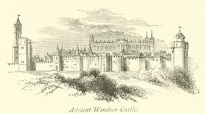 Gamla Windsor Castle av English School