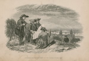 Anderson läser nyheterna om slaget vid Nilen; illustration från Poor Jack av Frederick Marryat av English School