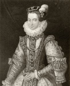 Anna av Österrike, från "History of the Reign of Philip II", publicerad 1855 av English School