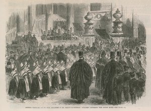 Årlig festival för välgörenhetsbarn i St Pauls Cathedral av English School