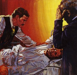 I väntan på en annan mental attack sköt Vincent Van Gogh sig själv av English School