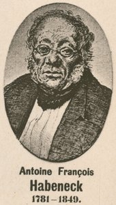 Antoine Francois Habeneck (gravyr) av English School