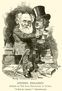 Antonius Trollopius, författare till The Last Chronicles of Cicero (gravyr) av English School