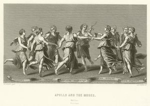 Apollon och muserna av English School