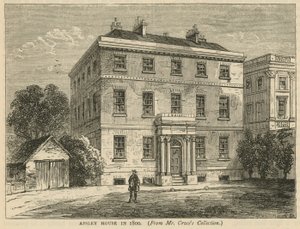 Apsley House, Hyde Park, London, år 1800 av English School
