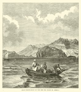 Arabisk fiskebåt på Röda havet, Bahr el Ahmar av English School