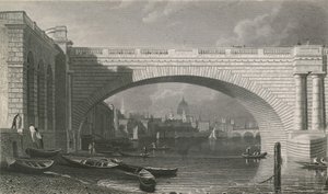 Arch of Waterloo Bridge av English School