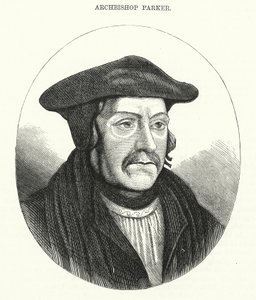 Ärkebiskop Parker (gravyr) av English School