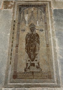 Ärkebiskop Thomas Cranley, 1417 (mässing) av English School