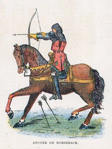 Archer till häst av English School