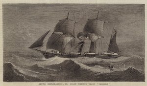 Arctic Exploration, Mr Allen Youngs yacht "Pandora" (gravyr) av English School