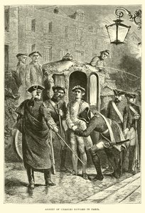 Arrestering av Charles Edward i Paris av English School