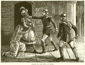 Arrestering av kungen av Delhi av English School