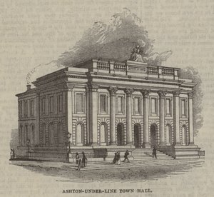 Ashton-under-Lyne Town Hall av English School