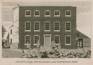 Asplins Farm House, Marsh Lane, Tottenham, London av English School
