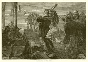 Mordet på Lord Mayo (1872) av English School