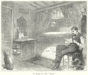 Hemma på "Pera" (gravyr) av English School