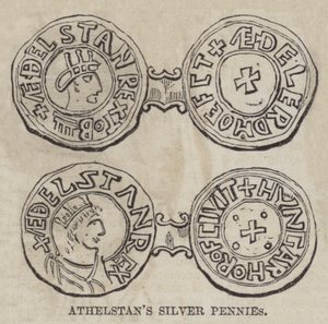 Athelstans Silver Pennies (gravyr) av English School