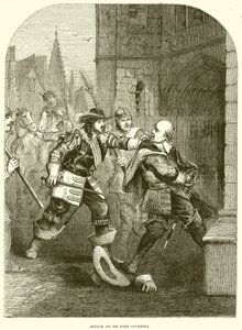 Attack mot Sir John Coventry av English School