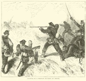 Attack mot ett franskt batteri vid Sedan, september 1870 av English School