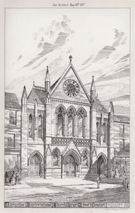 Augustine Congregational Church, Friar Street, Reading (gravyr) av English School