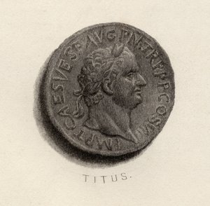 Aureusmynt, från Titus Flavius Vespasianus era