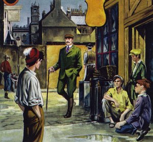 Baden-Powell var bestört över åsynen av eländiga, ohälsosamma ungdomar av English School