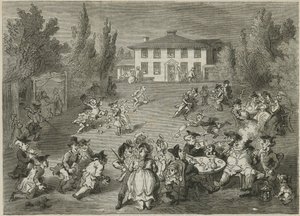 Bagnigge Wells House och Tea Gardens av English School