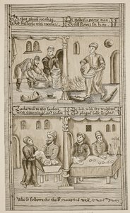 Bakers of York, 1595-1596 (sepiafoto) av English School