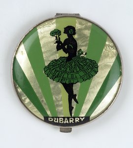 Ballerina Powder Compact, tillverkad av Dubarry, 1920-30 av English School