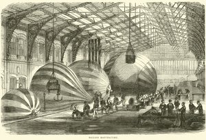 Ballongfabriken, oktober 1870 av English School