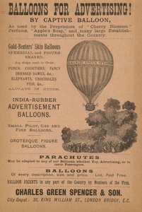 Ballonger för reklam av English School