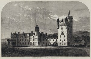 Balmoral Castle (gravyr) av English School