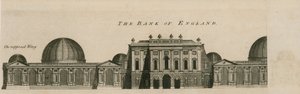 Bank of England, West Wing tillagd av Sir Robert Taylor, 1783 av English School