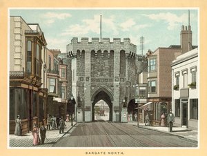 Bargate North (färglitografi) av English School