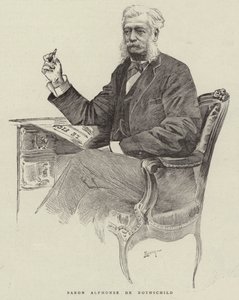 Baron Alphonse de Rothschild (gravyr) av English School