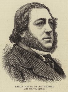 Baron Mayer de Rothschild (gravyr) av English School